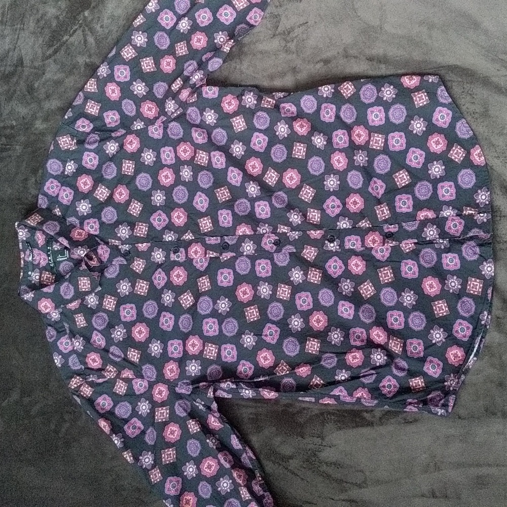 Men's Geometric Paisley Button Down  Shirt